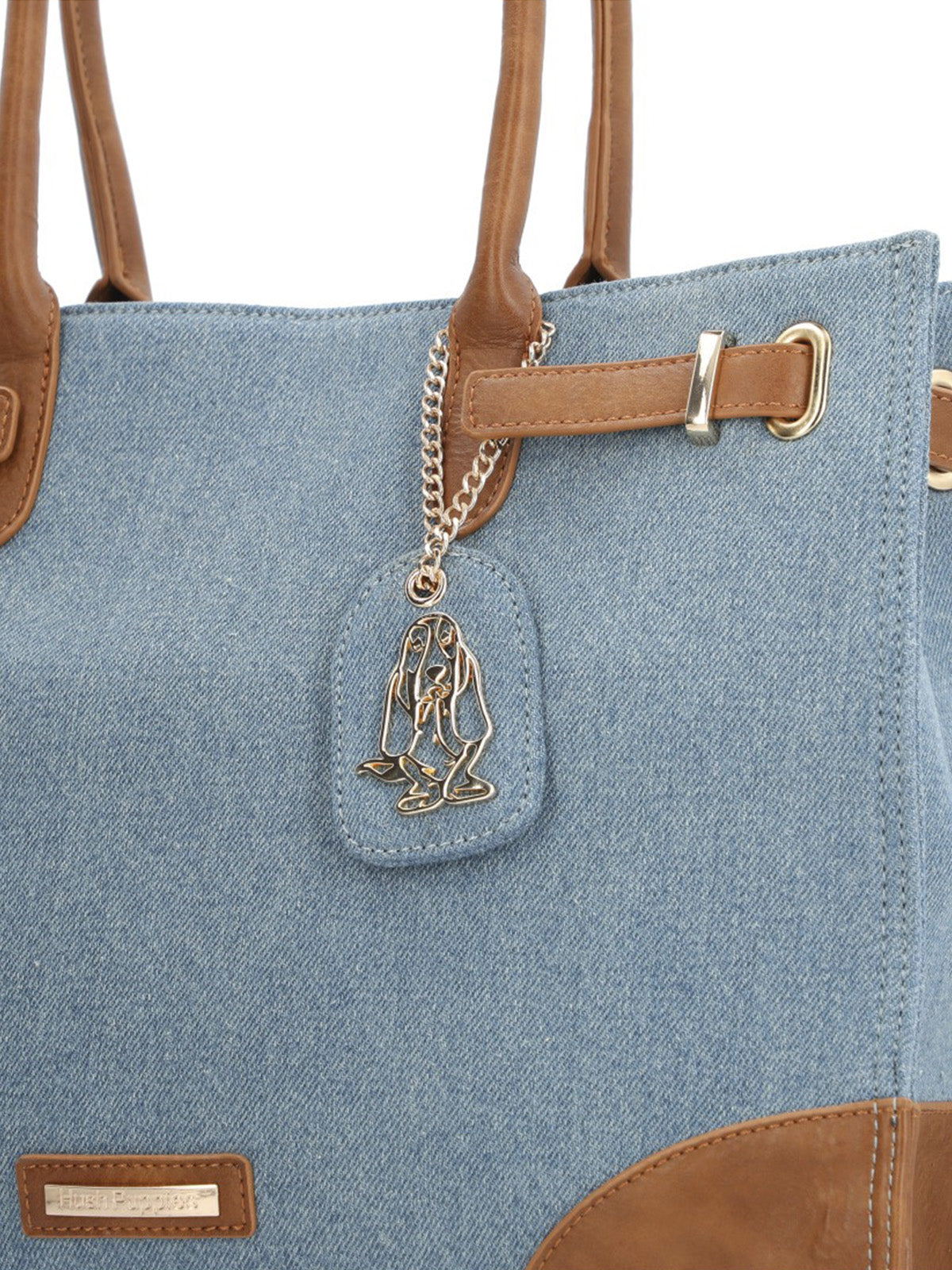 Cartera Textil Mujer Denham Tote Azul Hush Puppies