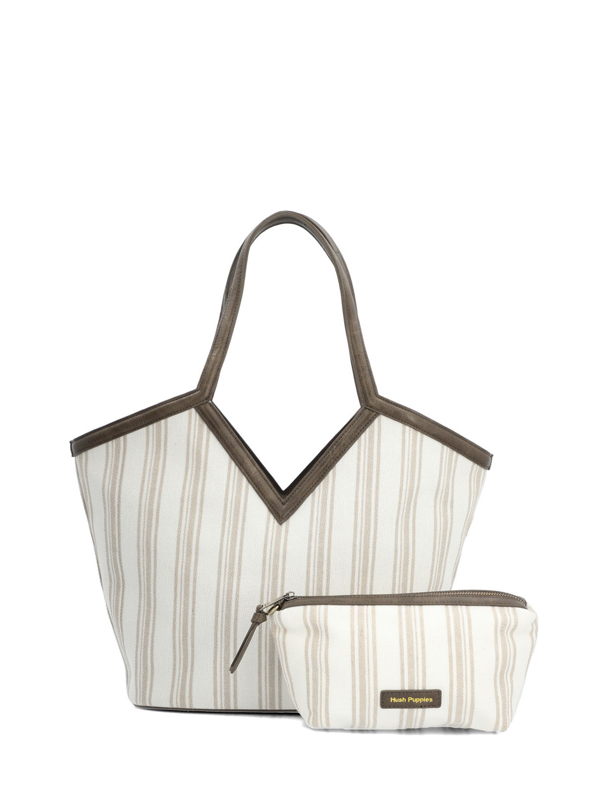 Cartera Textil Mujer Cannock Tote Beige/Crudo Hush Puppies