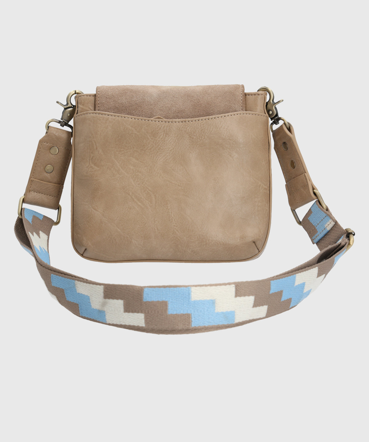 Cartera Ecocuero Mujer Lynn Cross Beige/Crudo Hush Puppies-Hush Puppies Chile