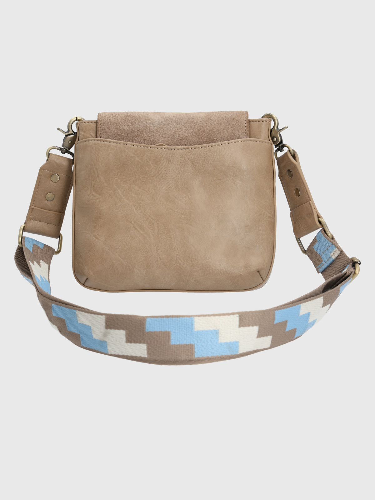 Cartera Ecocuero Mujer Lynn Cross Beige/Crudo Hush Puppies-Hush Puppies Chile