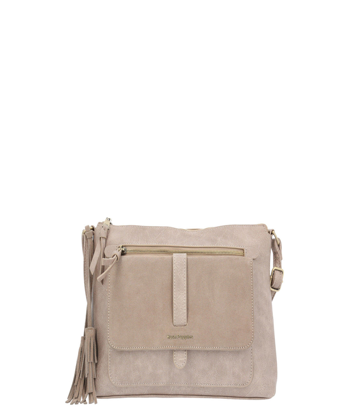 Cartera Ecocuero Mujer Lennon Bag Café Hush Puppies