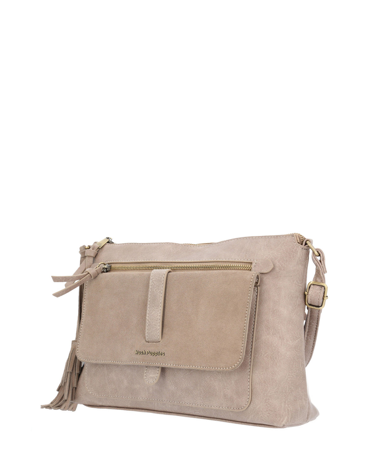 Cartera Ecocuero Mujer Lennon Bag Café Hush Puppies