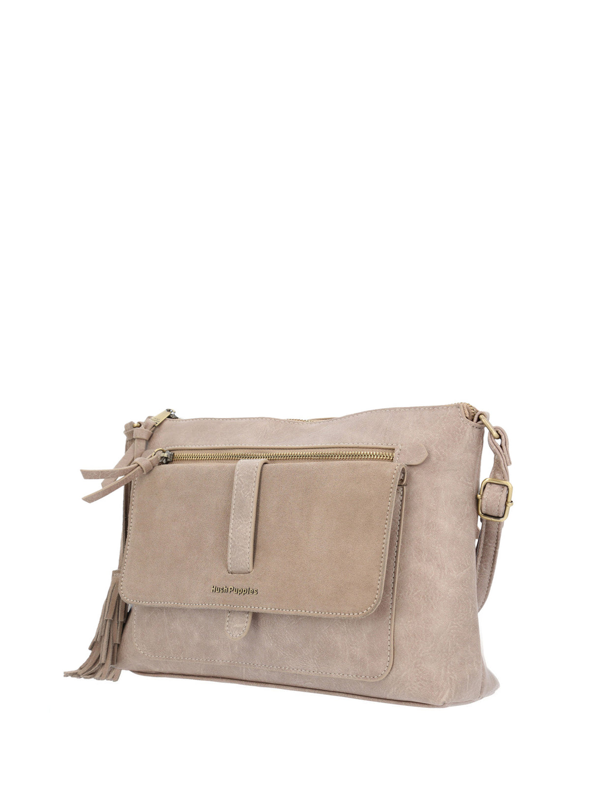 Cartera Ecocuero Mujer Lennon Bag Café Hush Puppies
