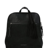 Mochila Ecocuero Mujer Leana Back Negro Hush Puppies