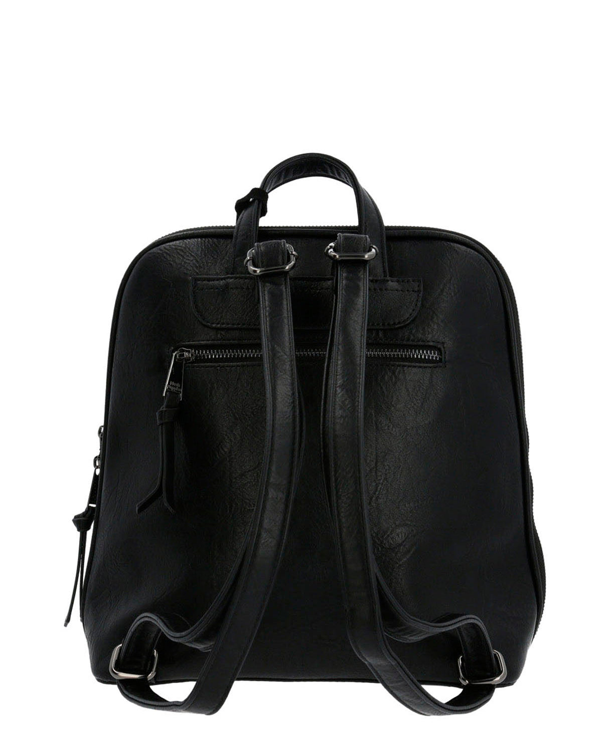 Mochila Ecocuero Mujer Leana Back Negro Hush Puppies