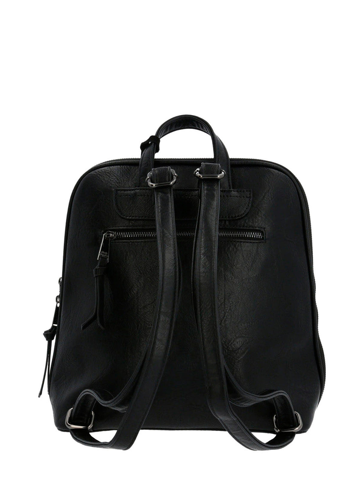 Mochila Ecocuero Mujer Leana Back Negro Hush Puppies
