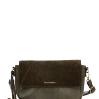 Cartera Ecocuero Mujer Ledger Cross Verde Hush Puppies