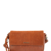 Cartera Ecocuero Mujer Ledger Cross Café Hush Puppies