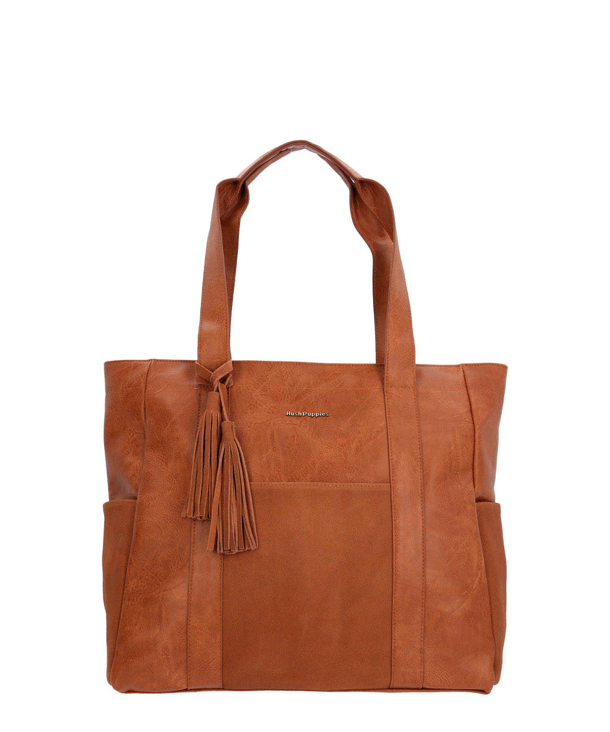 Cartera Ecocuero Mujer Lester Tote Café Hush Puppies