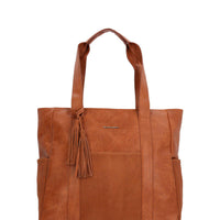 Cartera Ecocuero Mujer Lester Tote Café Hush Puppies
