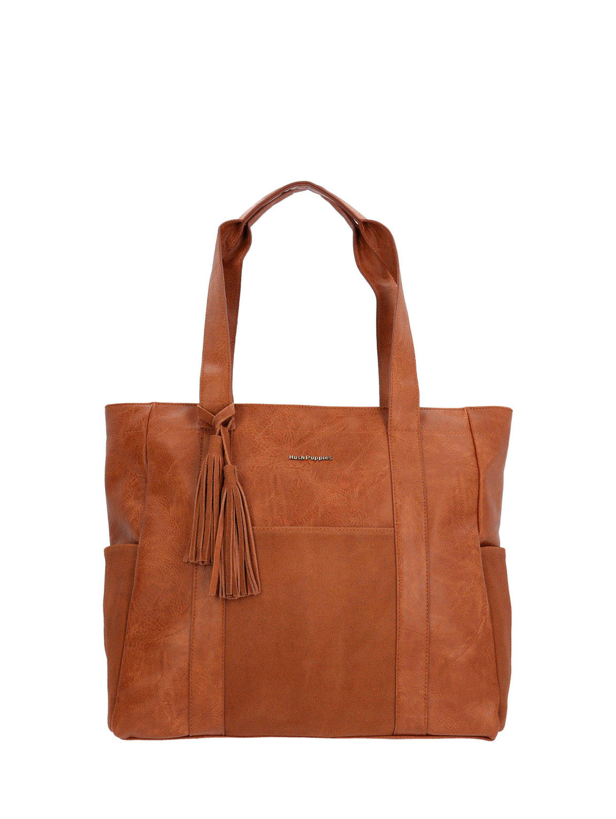 Cartera Ecocuero Mujer Lester Tote Café Hush Puppies