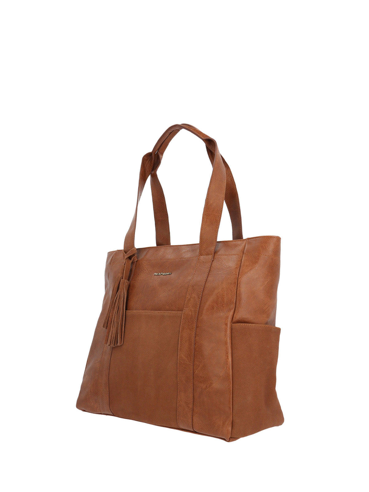 Cartera Ecocuero Mujer Lester Tote Café Hush Puppies