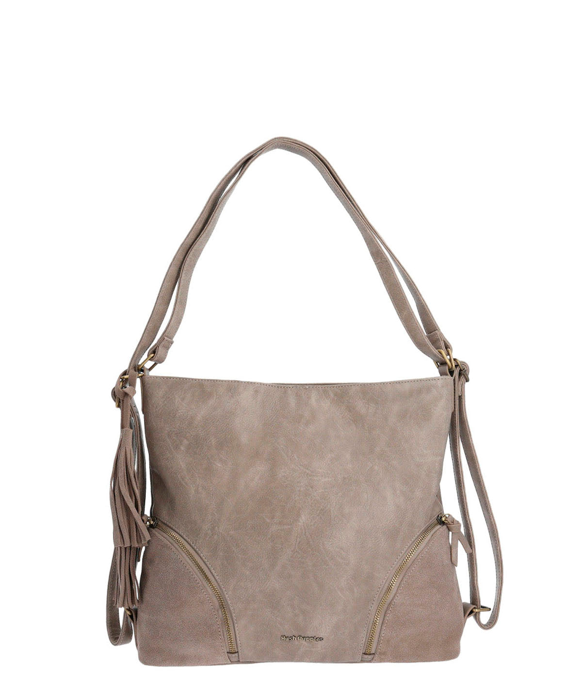 Cartera Mochila Ecocuero Mujer Lewis Backbag Café Hush Puppies | Hush Puppies