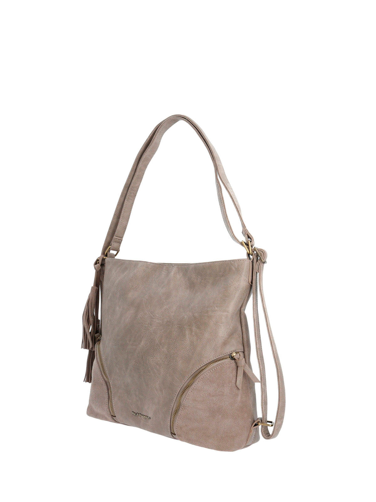 Cartera Mochila Ecocuero Mujer Lewis Backbag Café Hush Puppies | Hush Puppies