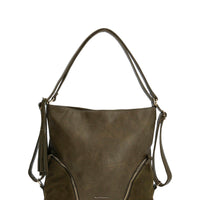 Cartera Mochila Ecocuero Mujer Lewis Backbag Verde Hush Puppies