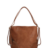 Cartera Mochila Ecocuero Mujer Lewis Backbag Café Hush Puppies