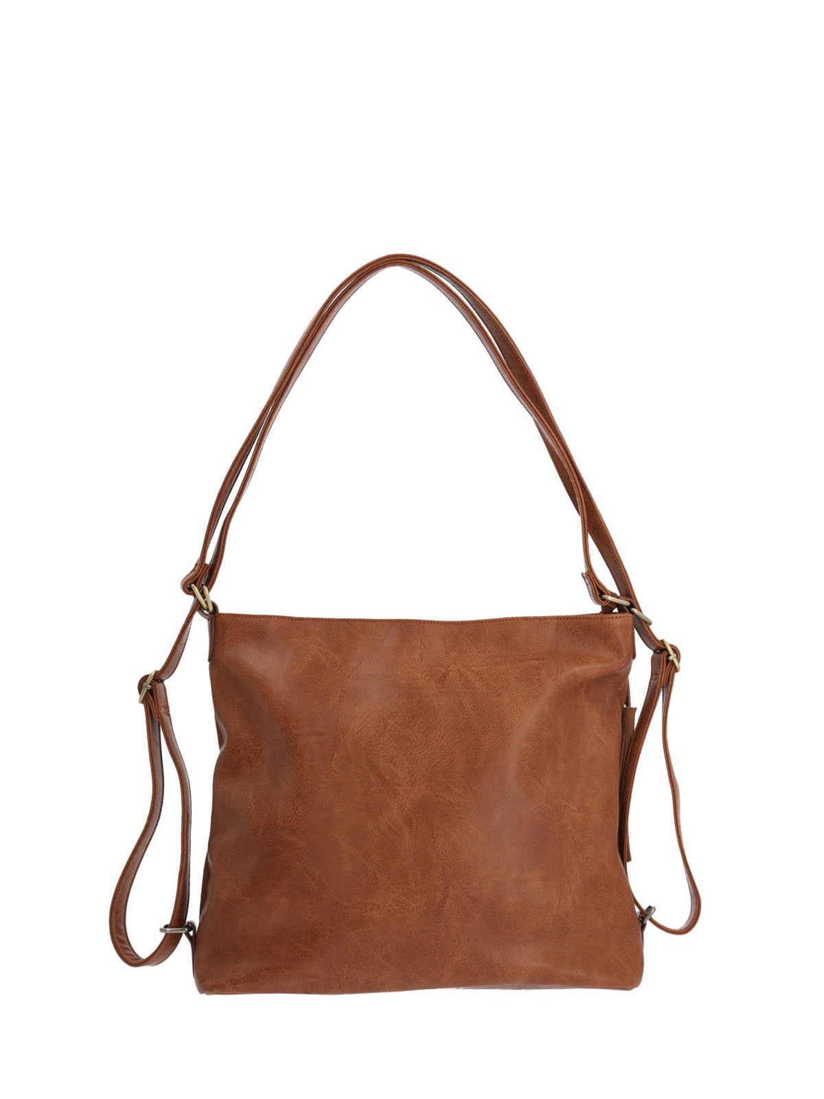Cartera Mochila Ecocuero Mujer Lewis Backbag Café Hush Puppies