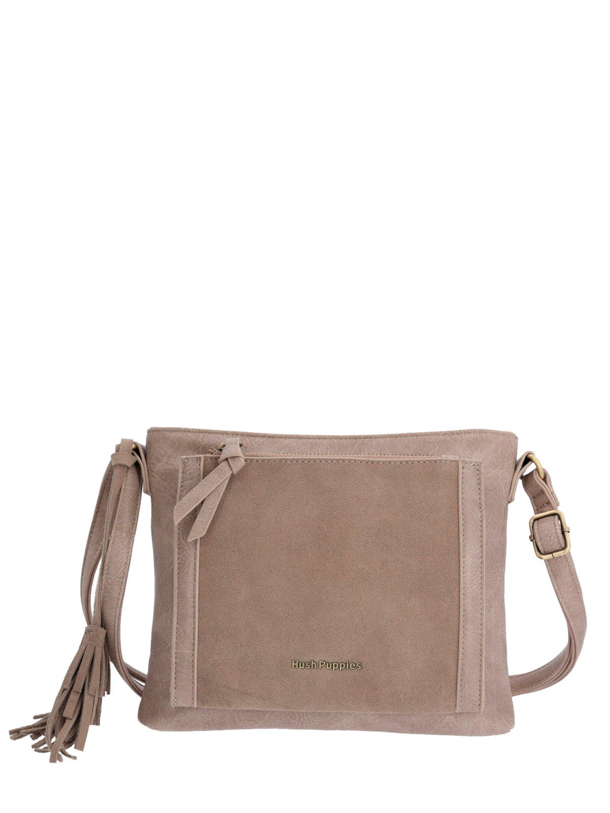 Cartera Ecocuero Mujer Lek Cross Café Hush Puppies | Hush Puppies