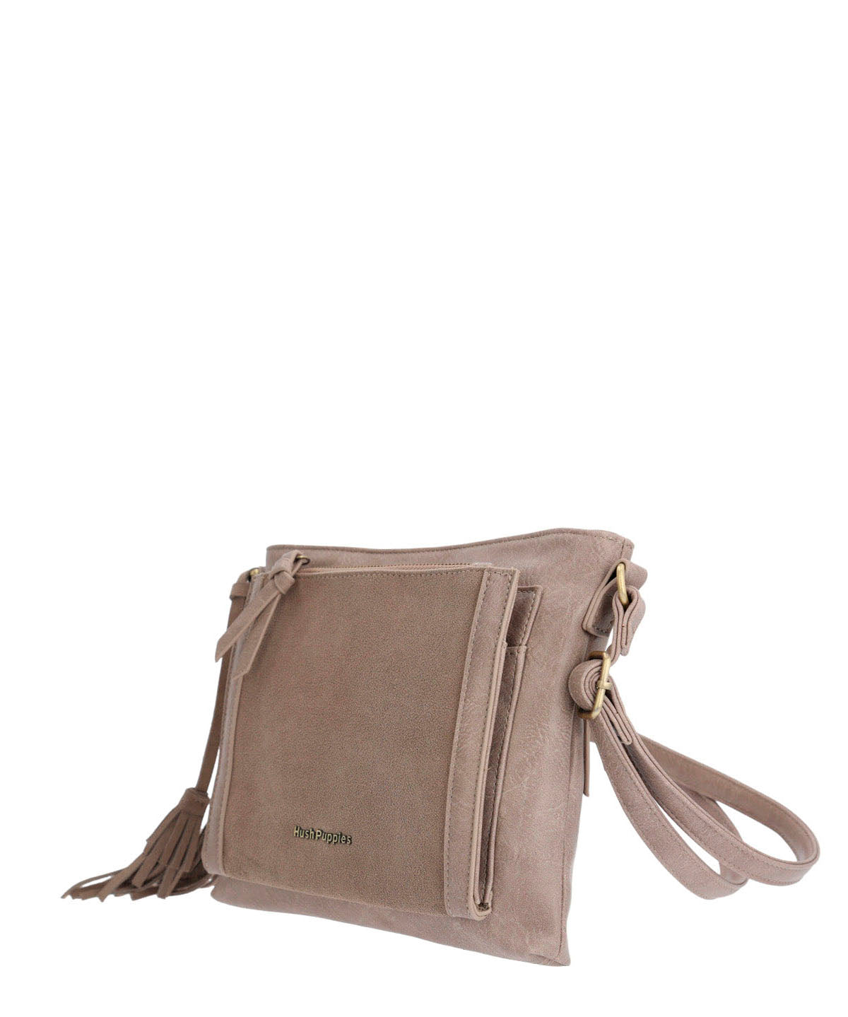 Cartera Ecocuero Mujer Lek Cross Café Hush Puppies | Hush Puppies