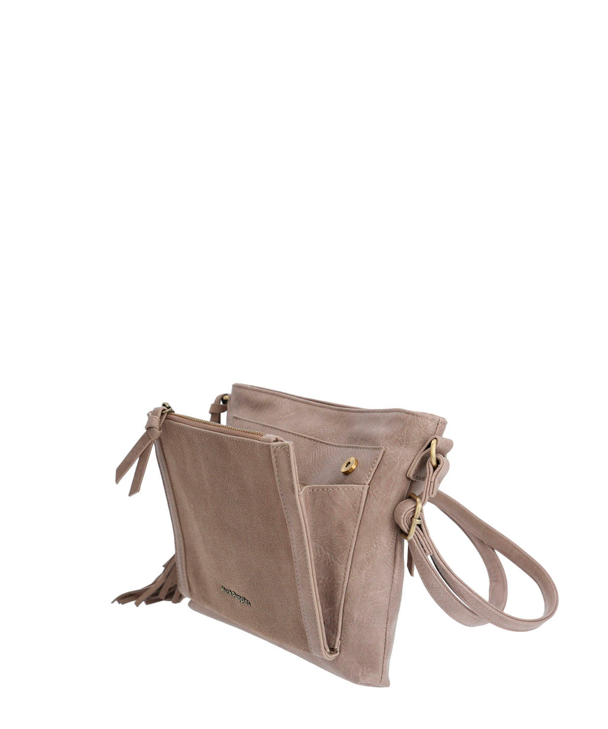 Cartera Ecocuero Mujer Lek Cross Café Hush Puppies | Hush Puppies