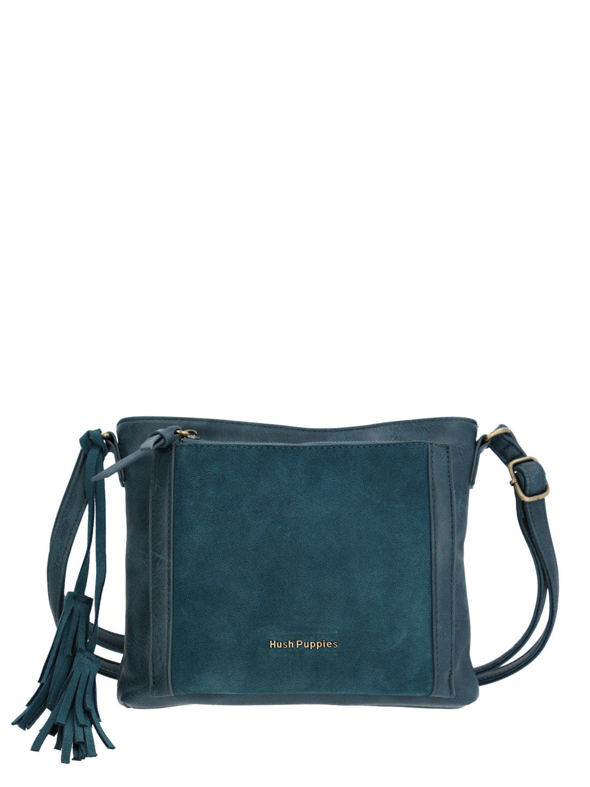 Cartera Ecocuero Mujer Lek Cross Azul Hush Puppies