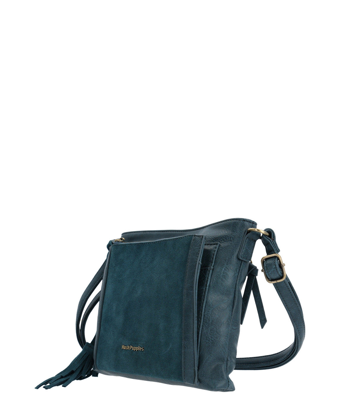 Cartera Ecocuero Mujer Lek Cross Azul Hush Puppies