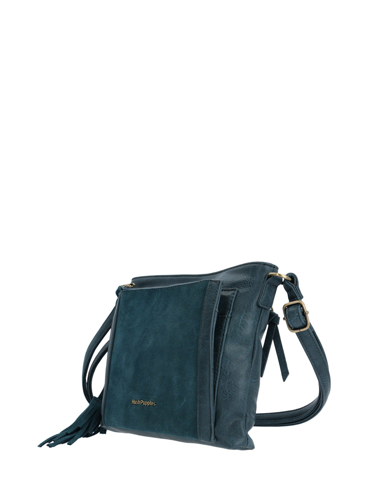 Cartera Ecocuero Mujer Lek Cross Azul Hush Puppies