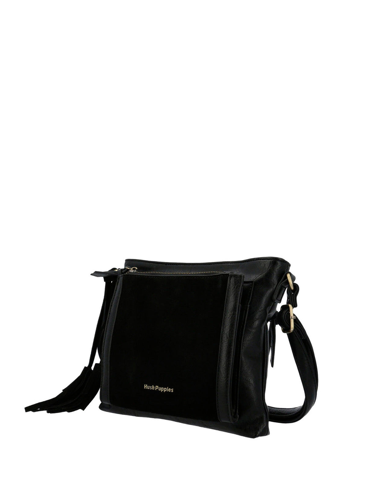 Cartera Ecocuero Mujer Lek Cross Negro Hush Puppies