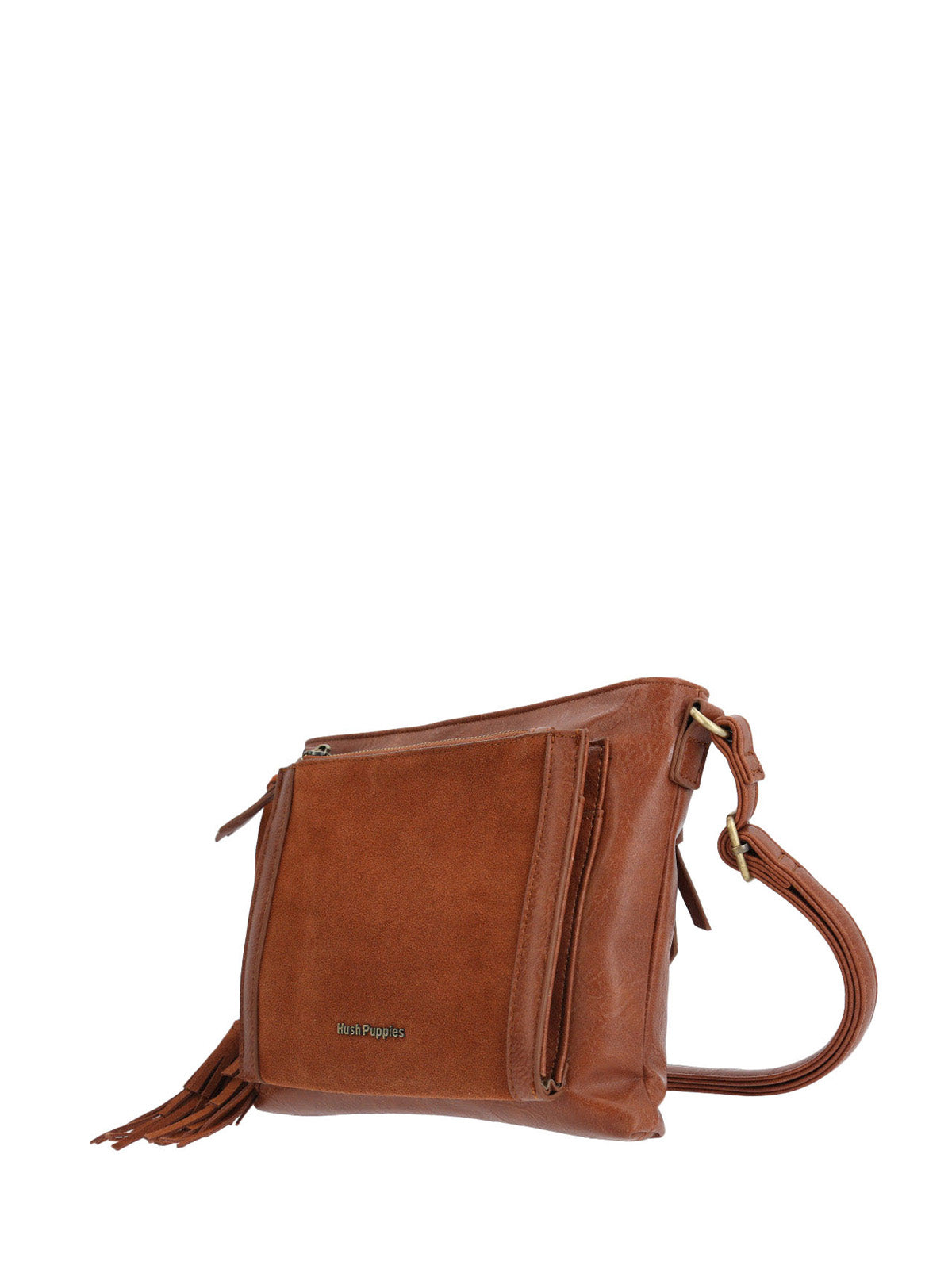 Cartera Ecocuero Mujer Lek Cross Café Hush Puppies