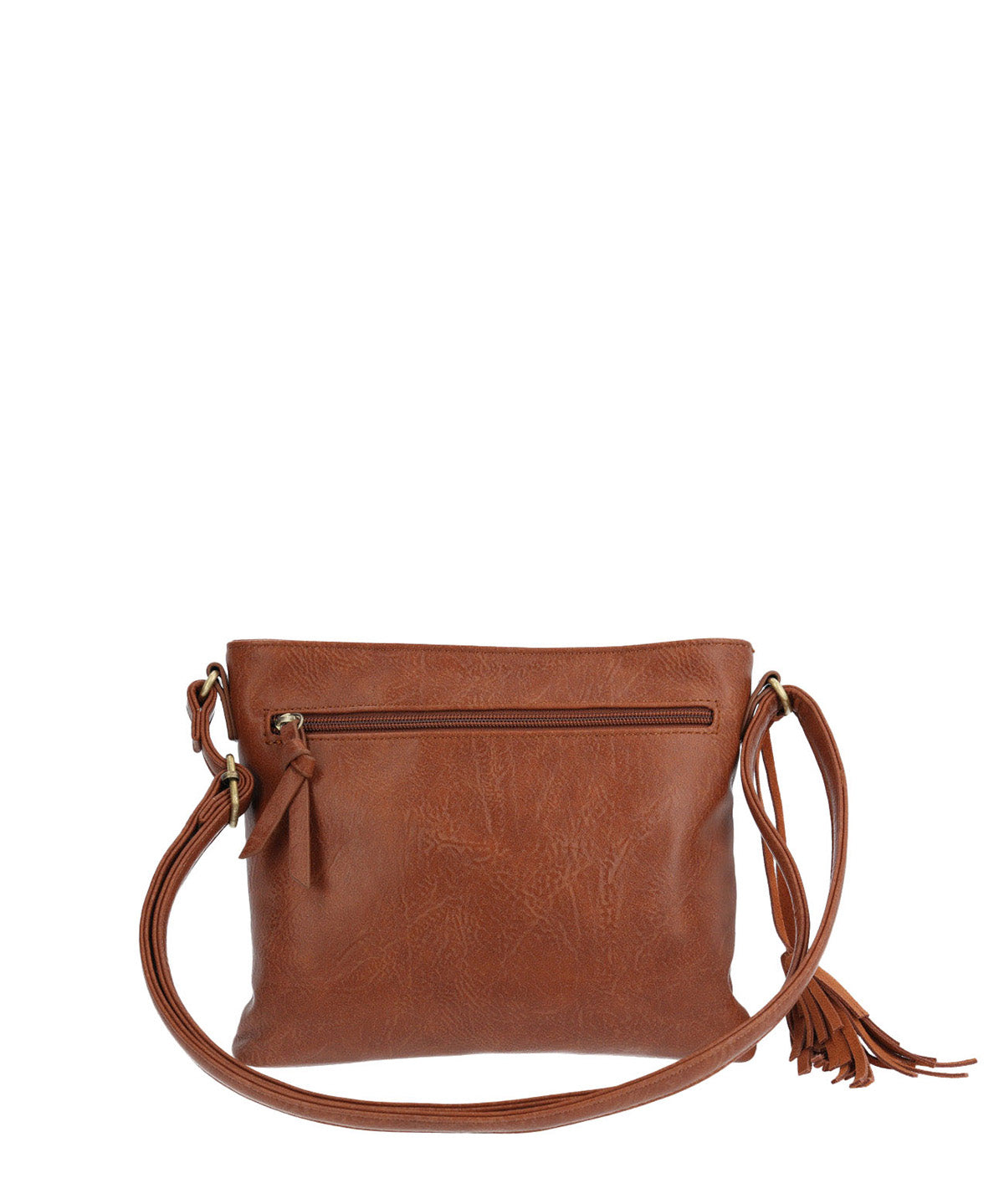 Cartera Ecocuero Mujer Lek Cross Café Hush Puppies