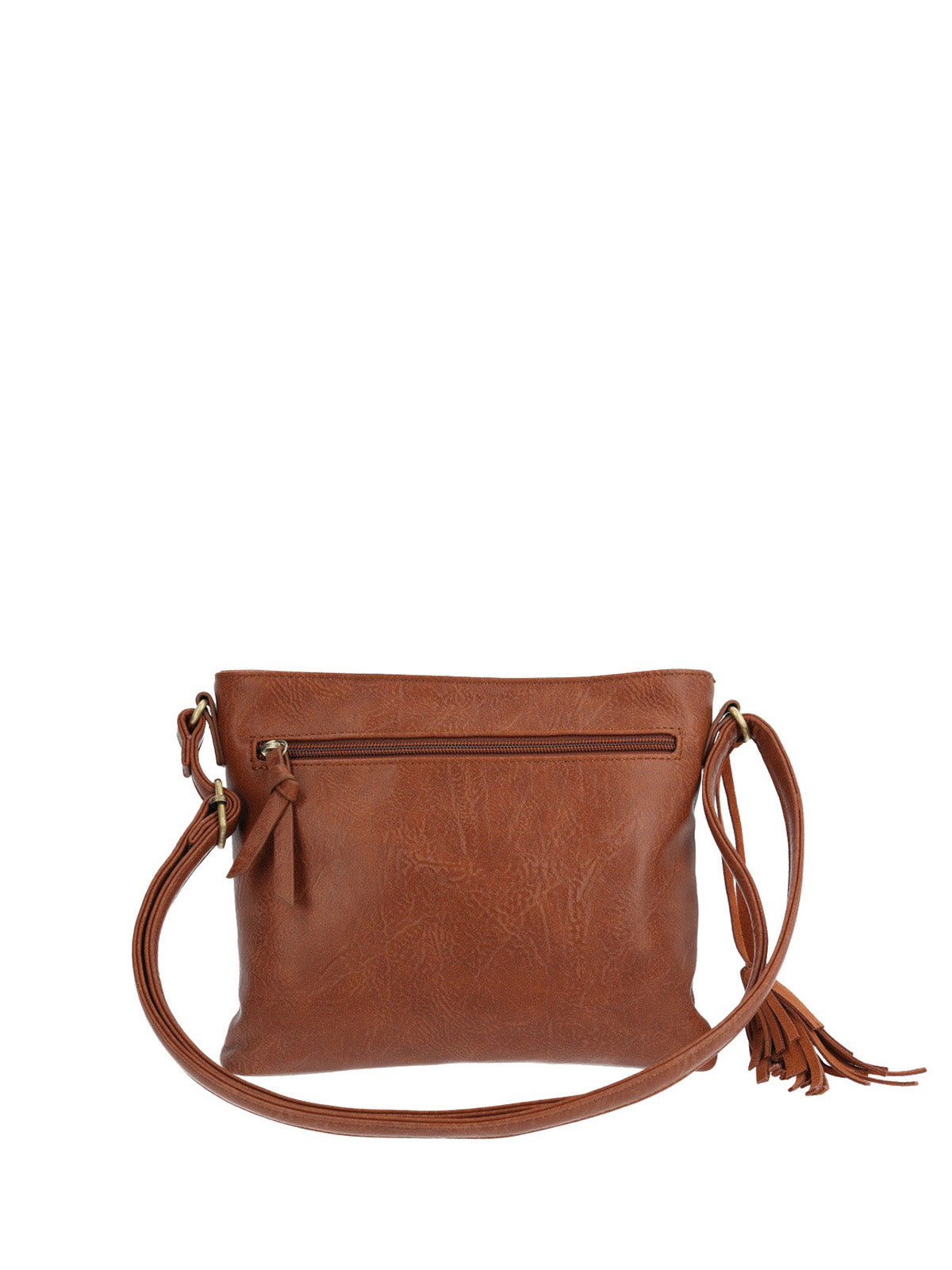 Cartera Ecocuero Mujer Lek Cross Café Hush Puppies