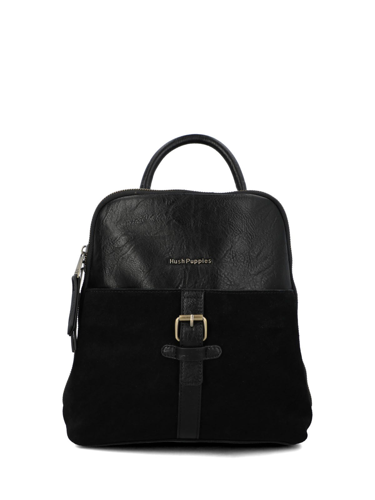 Mochila Ecocuero Mujer Laerke Back Negro Hush Puppies