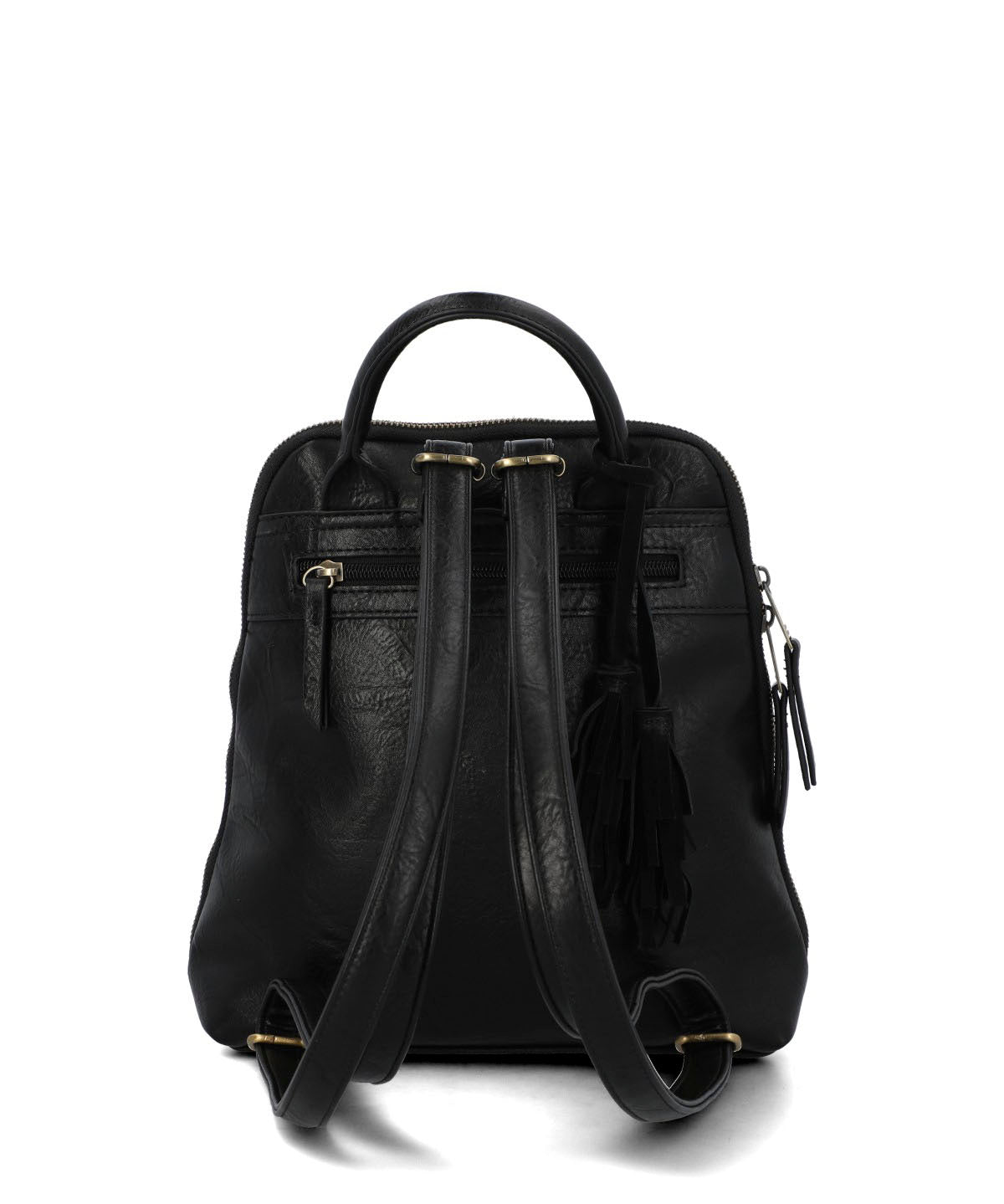 Mochila Ecocuero Mujer Laerke Back Negro Hush Puppies