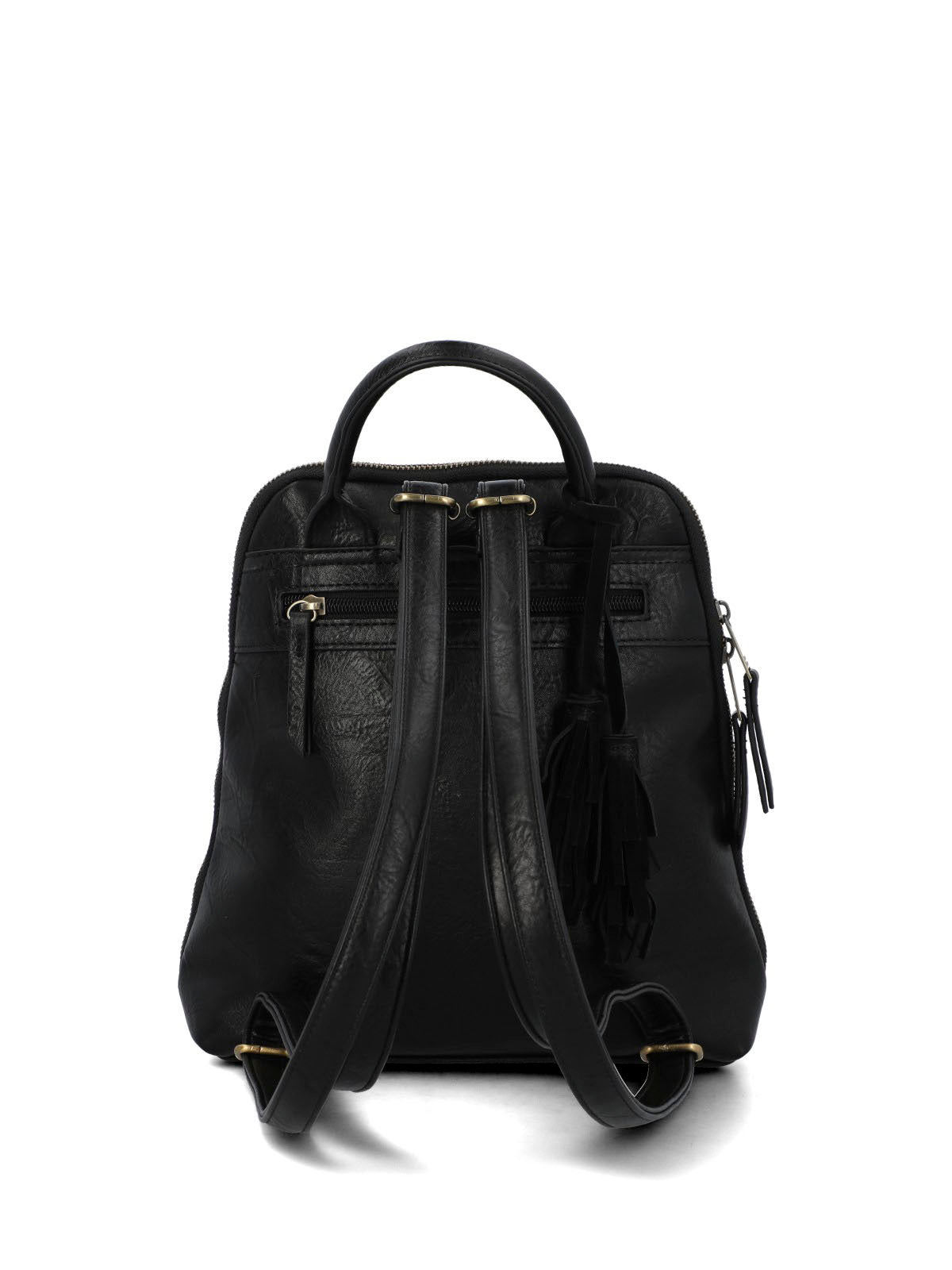 Mochila Ecocuero Mujer Laerke Back Negro Hush Puppies