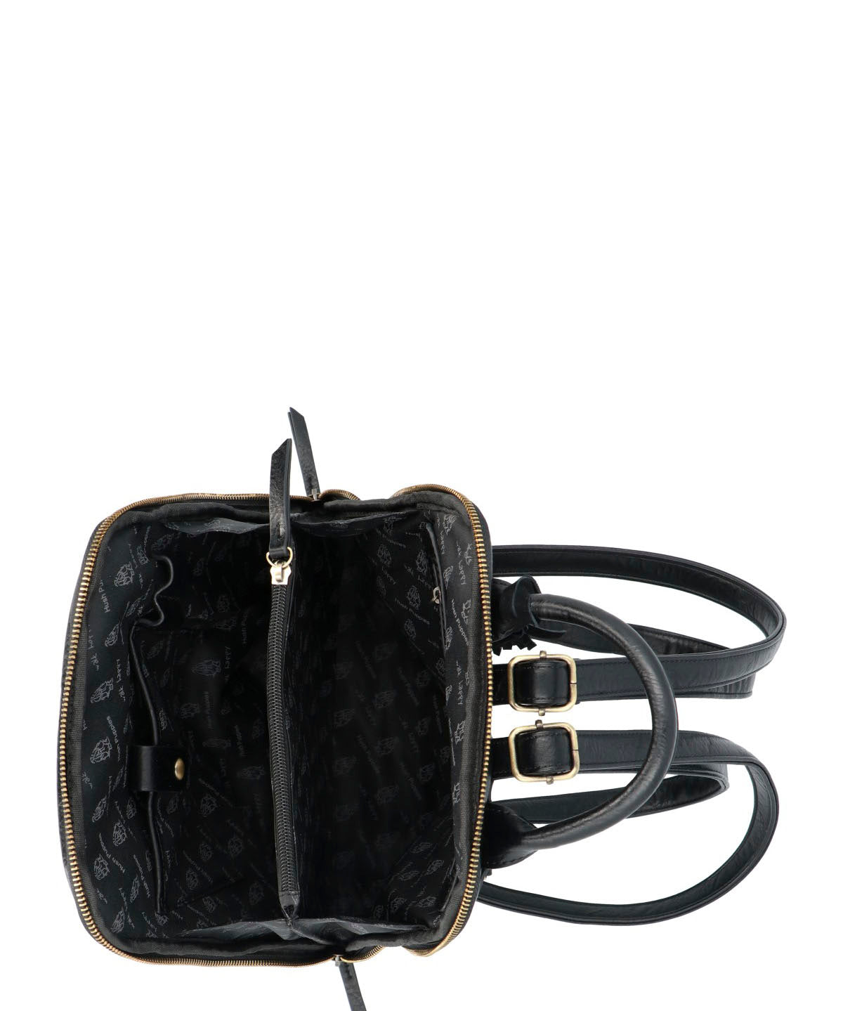 Mochila Ecocuero Mujer Laerke Back Negro Hush Puppies