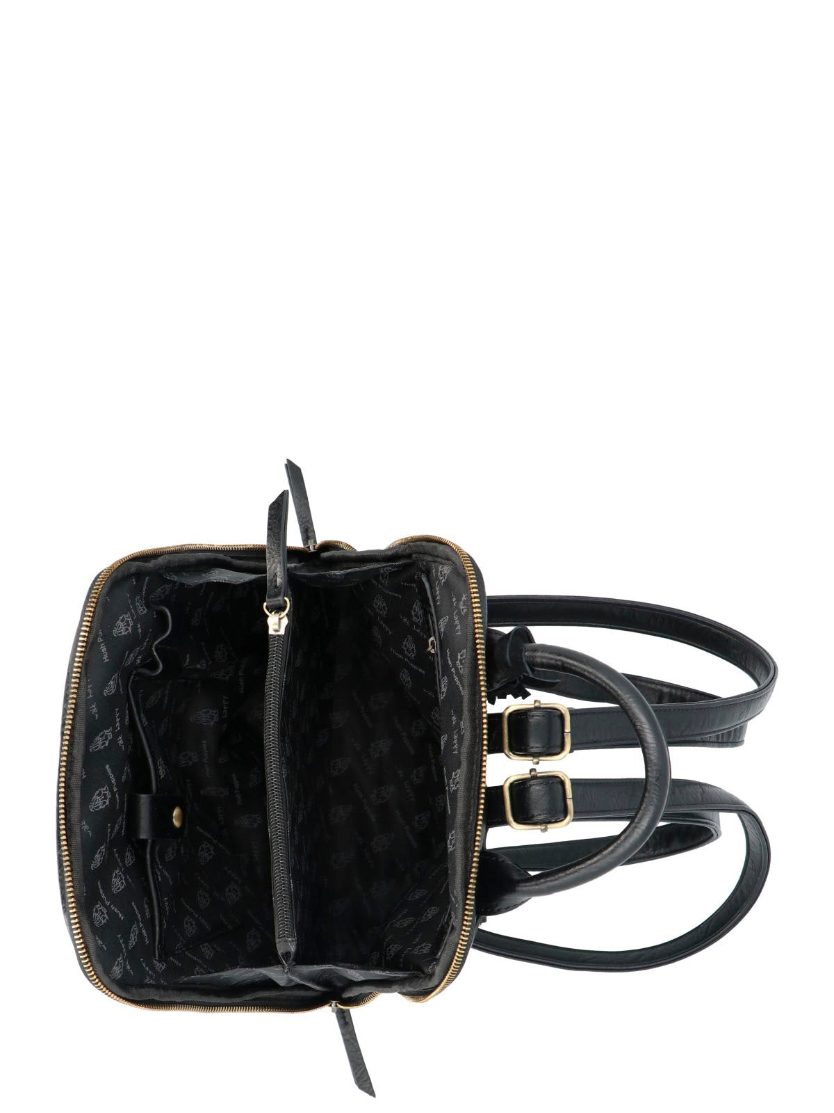 Mochila Ecocuero Mujer Laerke Back Negro Hush Puppies