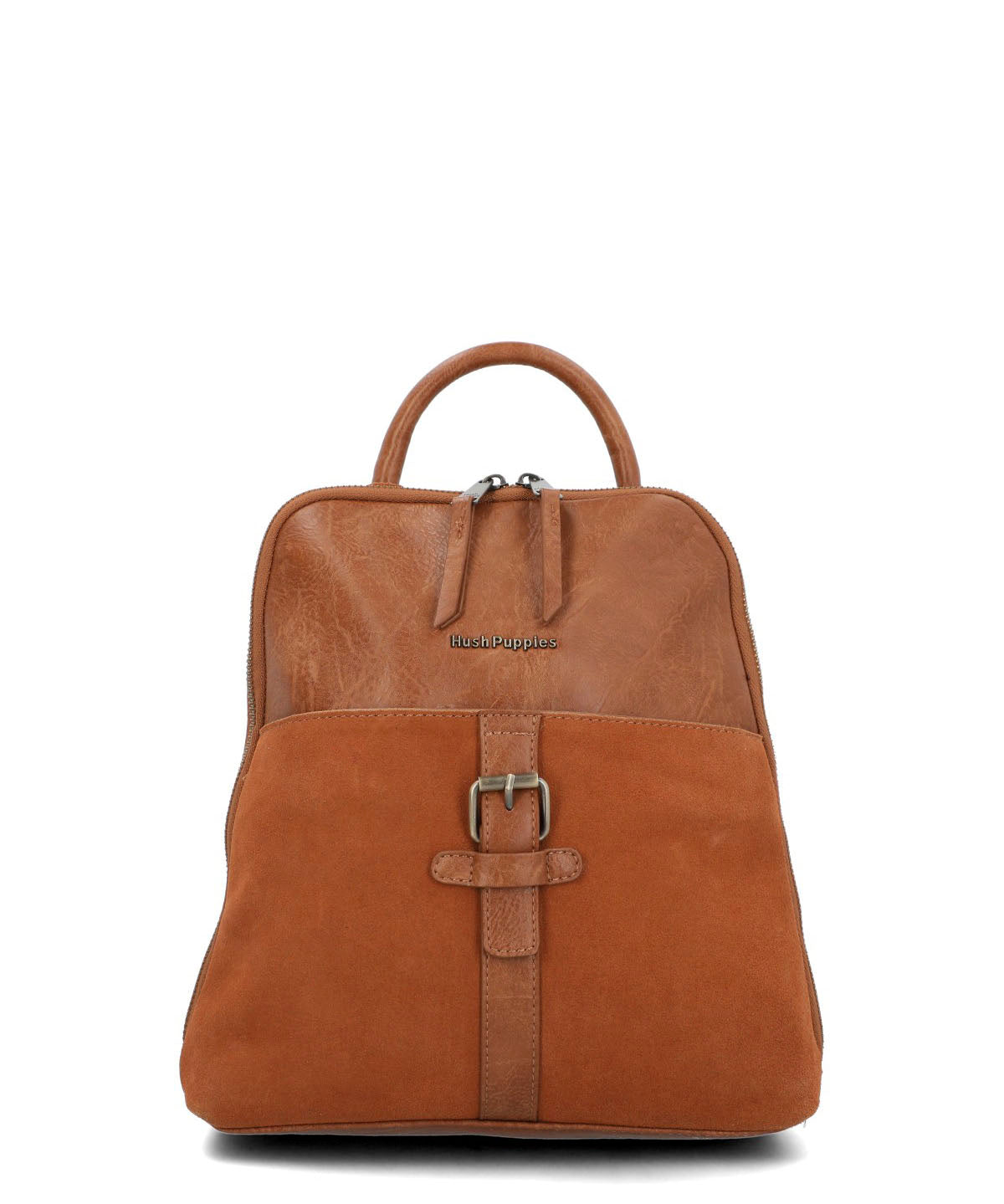 Mochila Ecocuero Mujer Laerke Back Café Hush Puppies