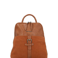 Mochila Ecocuero Mujer Laerke Back Café Hush Puppies