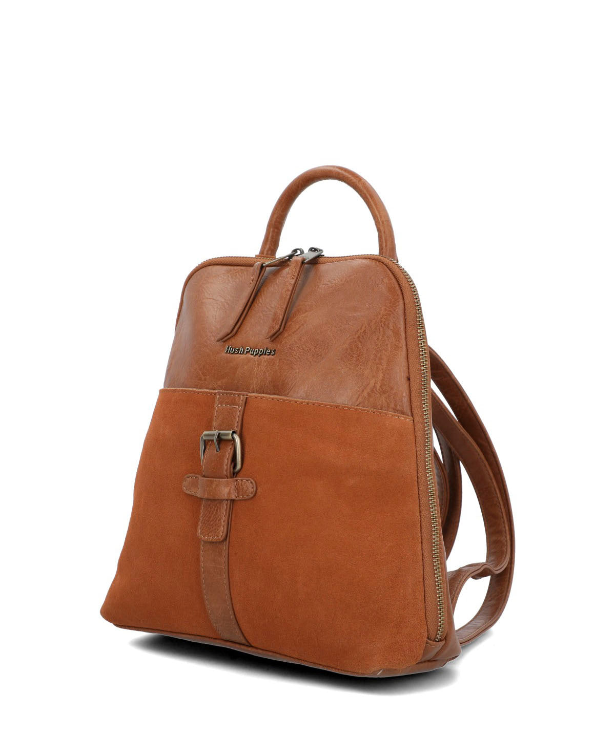Mochila Ecocuero Mujer Laerke Back Café Hush Puppies