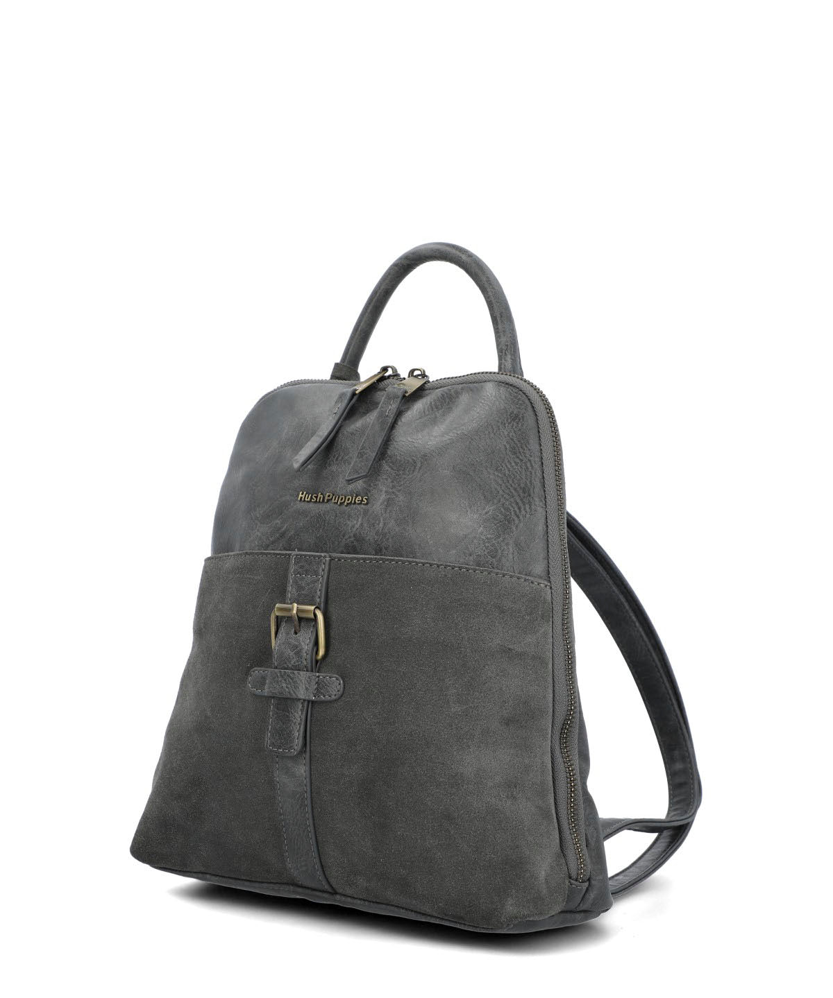 Mochila Ecocuero Mujer Laerke Back Gris Hush Puppies
