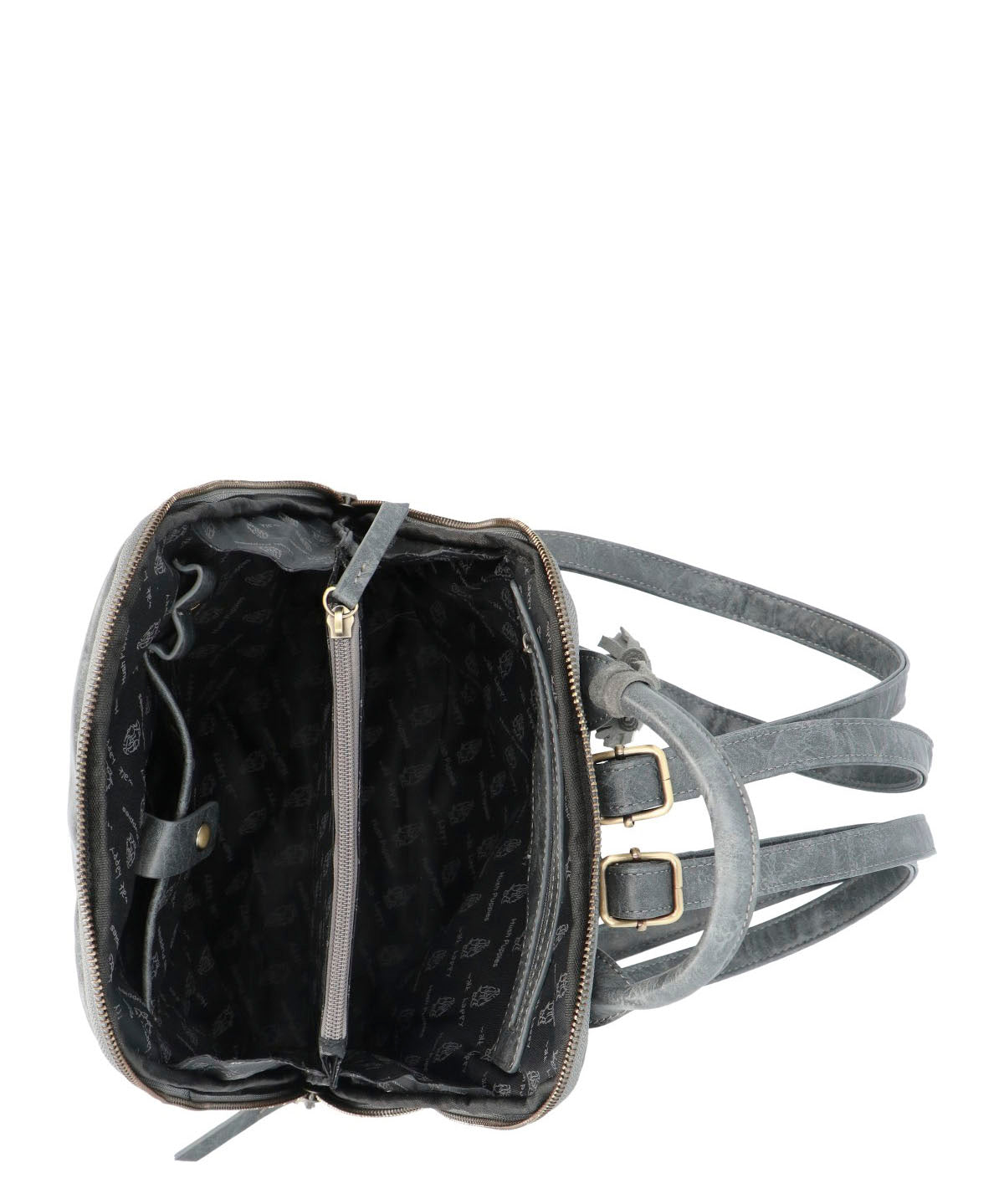 Mochila Ecocuero Mujer Laerke Back Gris Hush Puppies