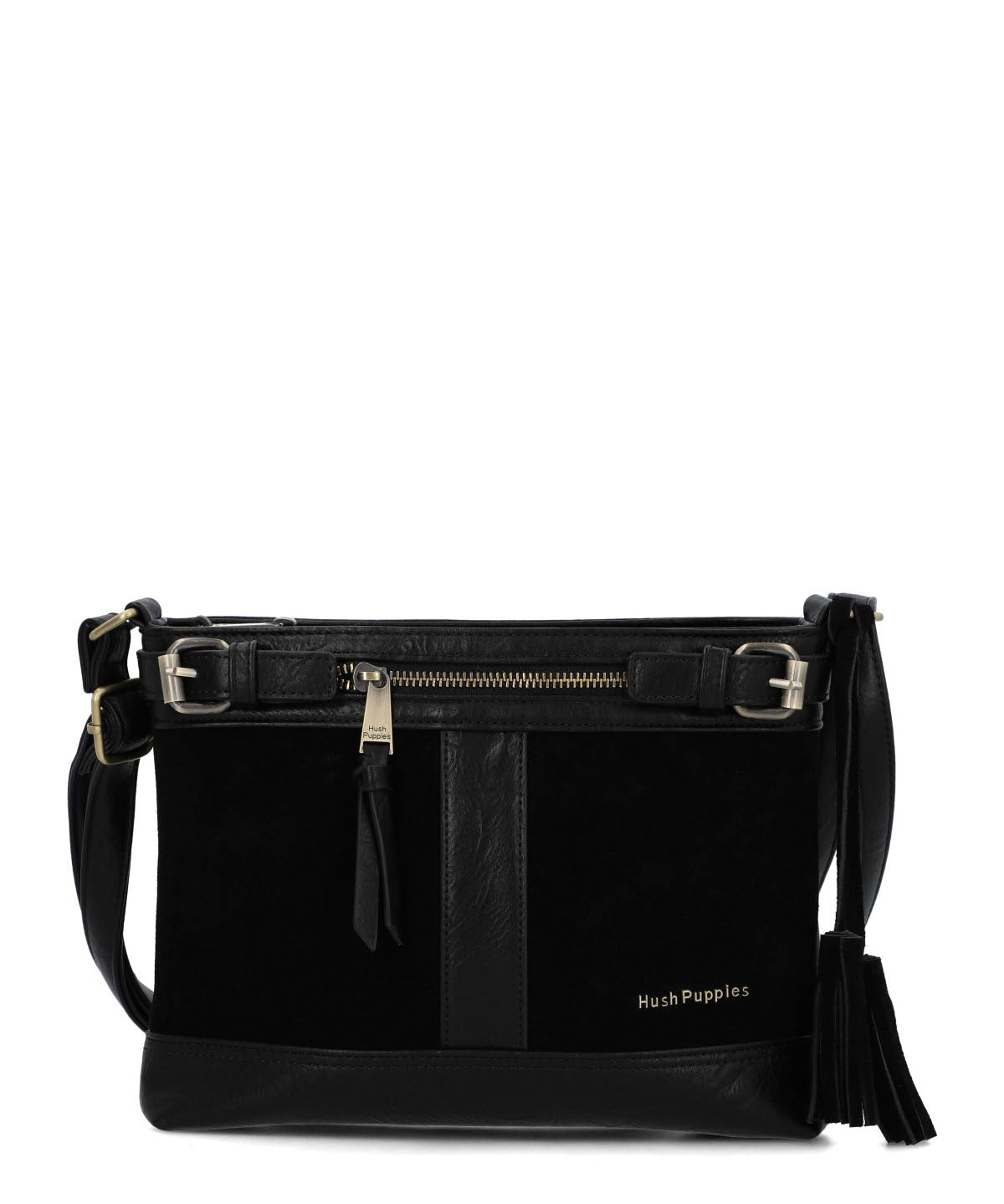 Cartera Ecocuero Mujer Larisa Cross Negro Hush Puppies
