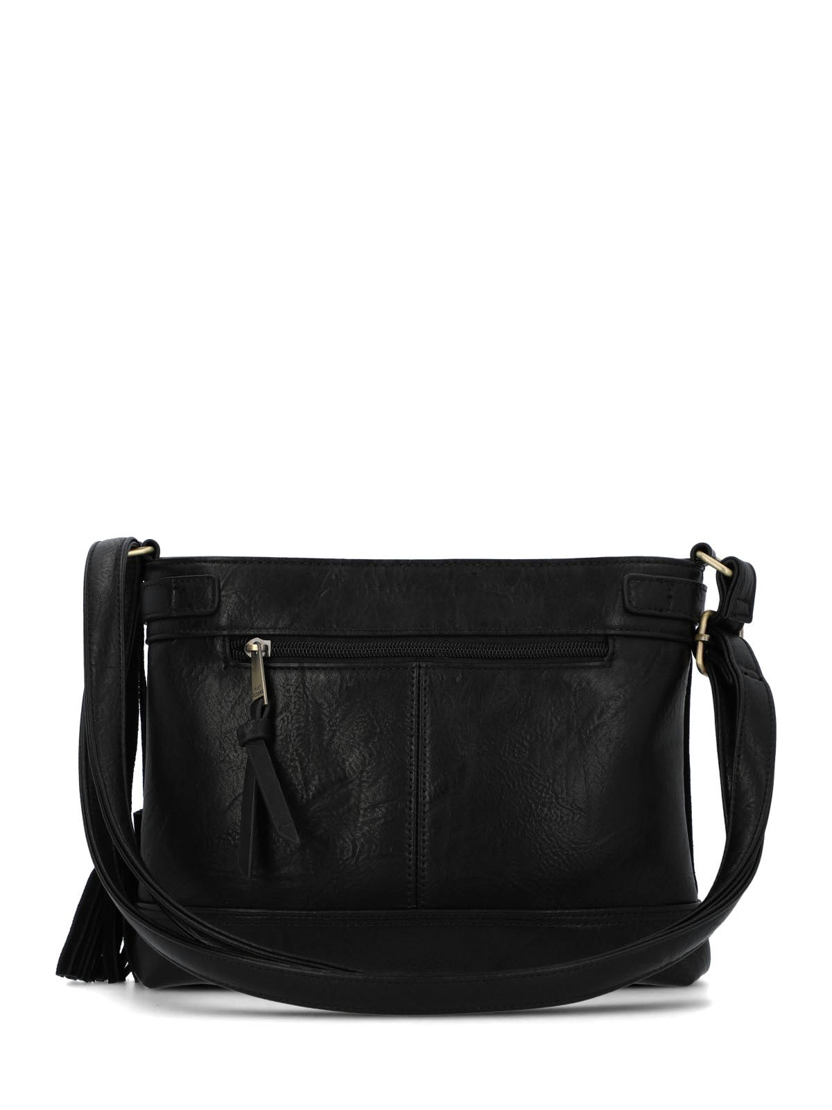Cartera Ecocuero Mujer Larisa Cross Negro Hush Puppies