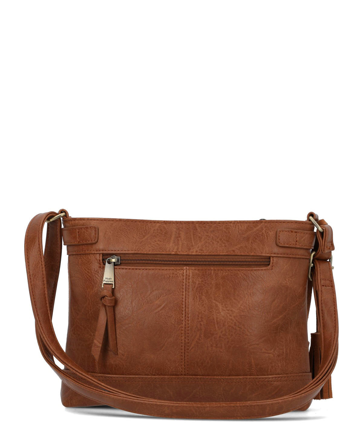 Cartera Ecocuero Mujer Larisa Cross Café Hush Puppies