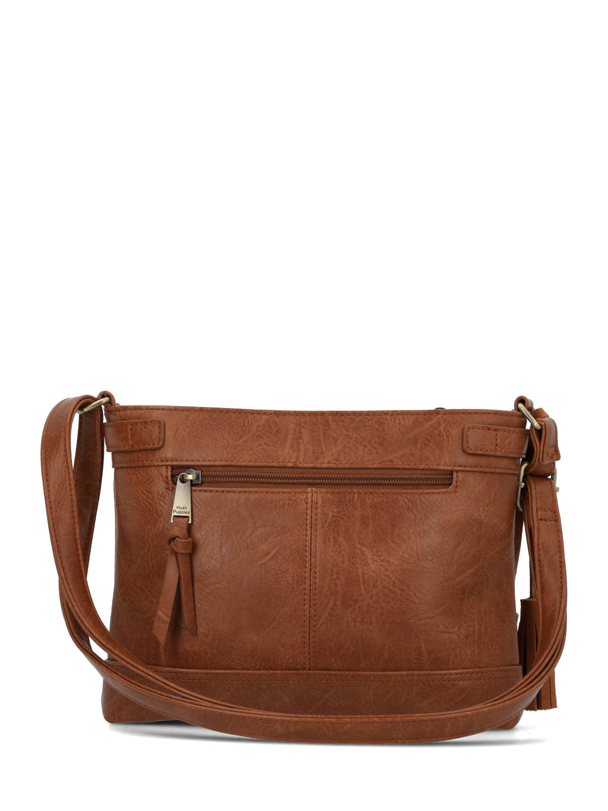 Cartera Ecocuero Mujer Larisa Cross Café Hush Puppies