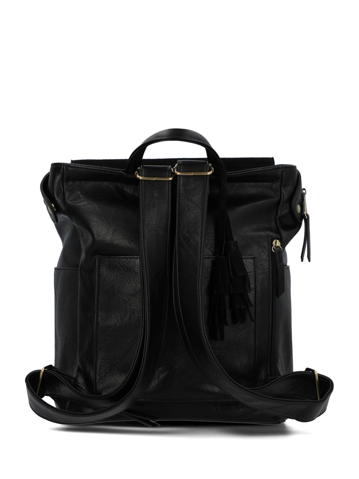 Mochila Ecocuero Mujer Lia Back Negro Hush Puppies