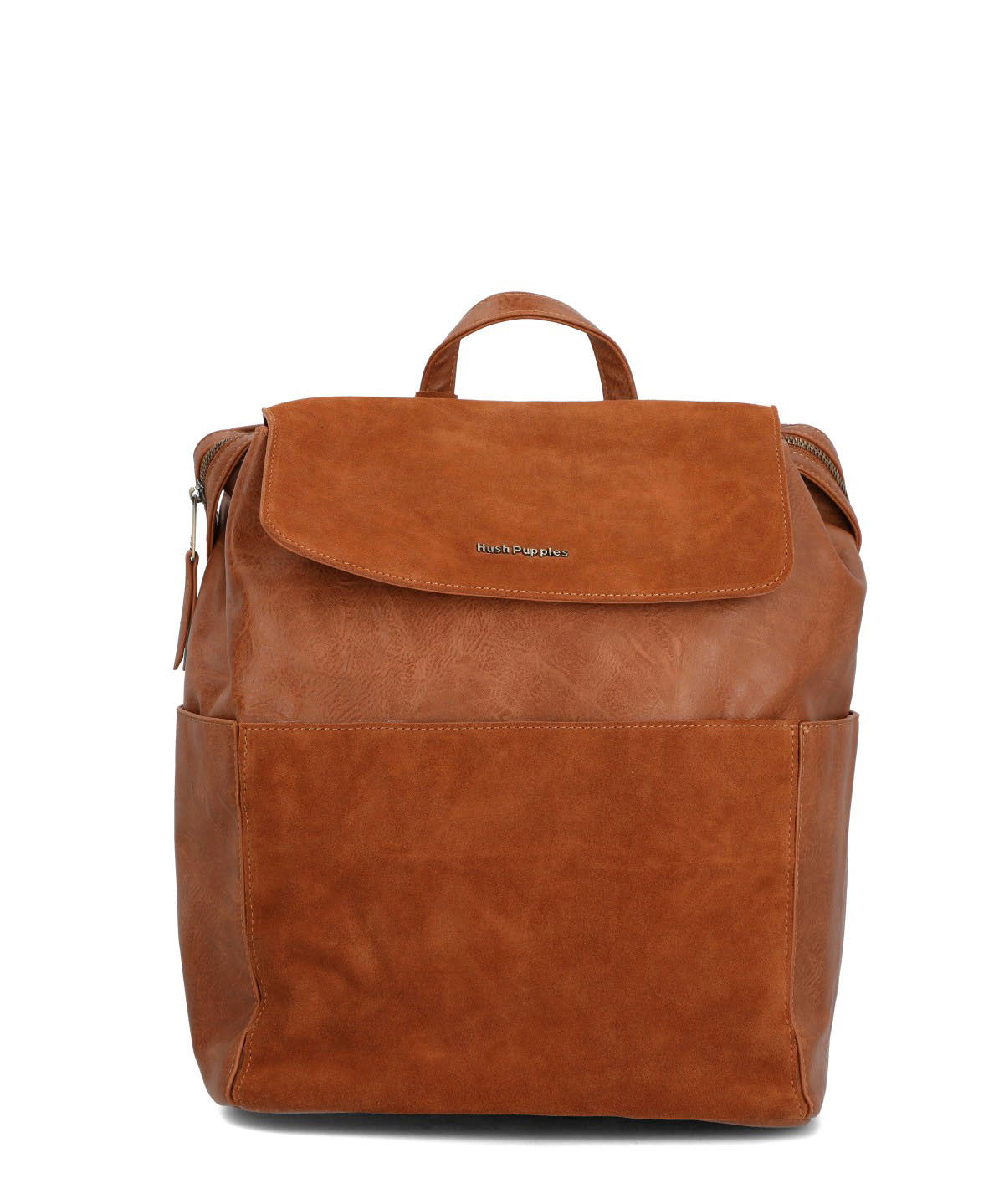 Mochila Ecocuero Mujer Lia Back Café Hush Puppies