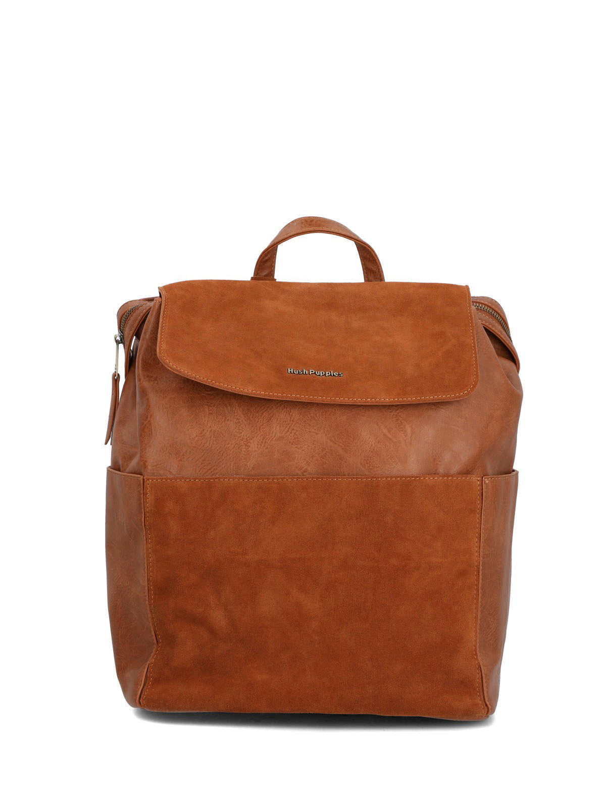 Mochila Ecocuero Mujer Lia Back Café Hush Puppies