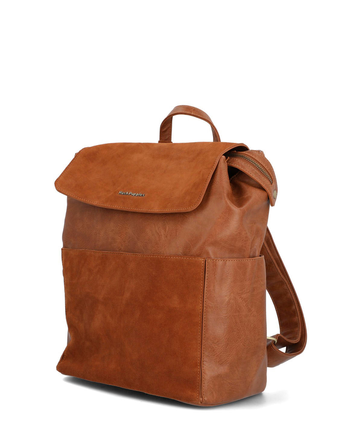 Mochila Ecocuero Mujer Lia Back Café Hush Puppies