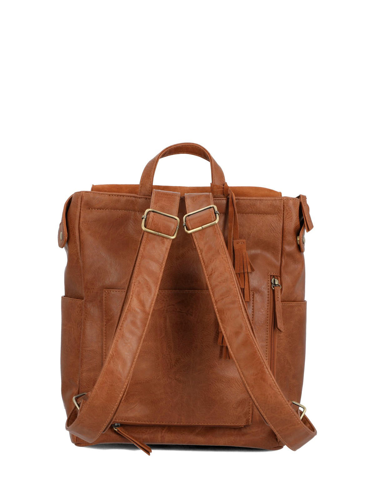 Mochila Ecocuero Mujer Lia Back Café Hush Puppies